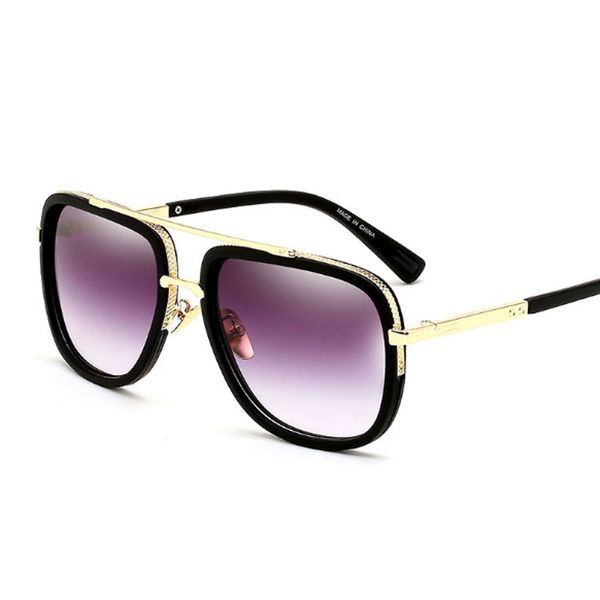 

men's sunglasses retro metal frame sunglasses sunglasses couple, White;black