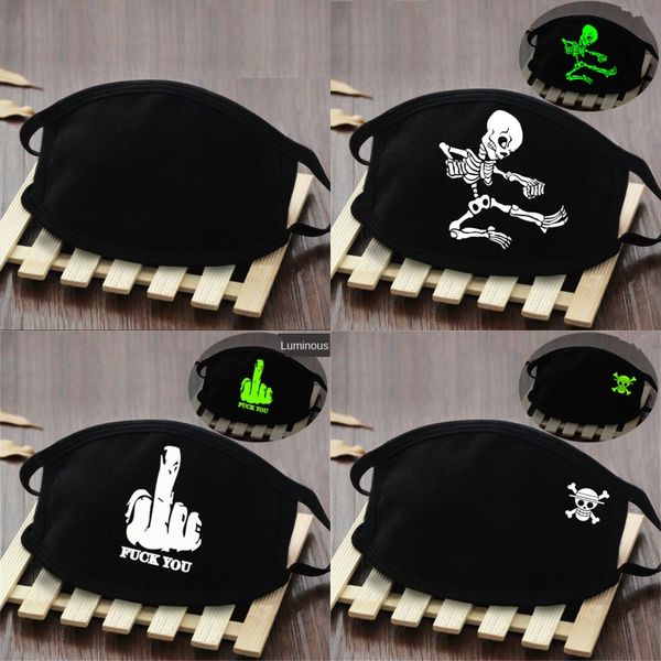

designer printed women silk magic skull scarf face mask 14 styles chiffon handkerchief outdoor windproof half face dust-proof sunshade ma#17, Black