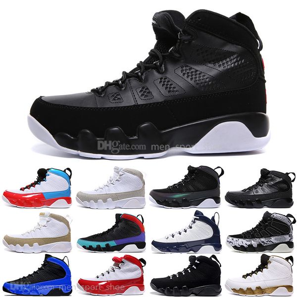 

new 9s gym red metallic silver mens basketball shoes dream it do it unc 9 bonze black blue sneakerskin men sport sneakers trainers