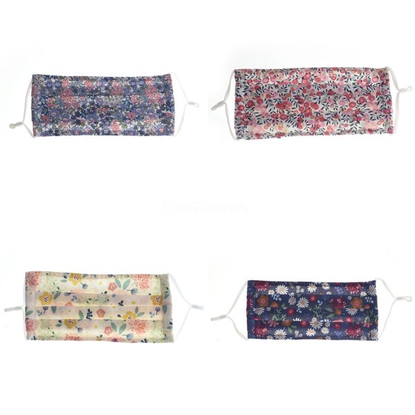 

party mask камуфляж печать нетканые защитная 3ply ear loop face mask mouth 3 layers пыле рм2,5 anti-dust взрослых facem # 548 # 416, Black