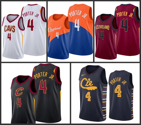 

cleveland cavaliers kevin porter jr. men city basketball jersey, Black