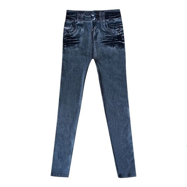 

push up seamless high waist warm jeans leggings women autumn and winter elastic velvet jeggings pants legging stretch well bl5, Black