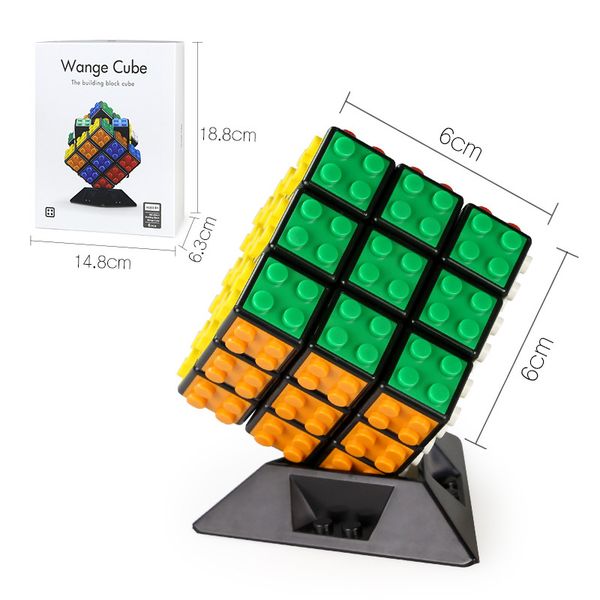 

rubik's cube children's toy fun puzzle decompression creative beginners third order rubik's cube smooth puzzle boys and girls