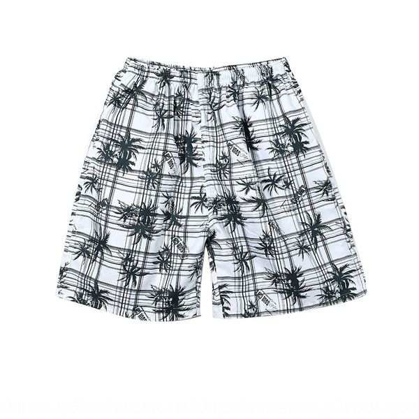 

new printed men's beach shorts beach pants summer casual large shorts loose quick-drying cropped pants