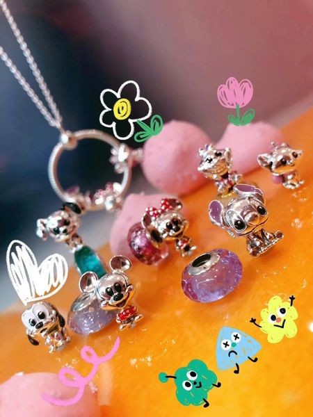 

925 silver finding nemo далматинец patch стич эмаль оригинал украшения для годовщины женщин
