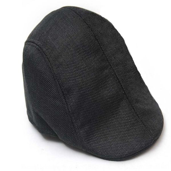 

hat new comfortable breathable linen cotton duck tongue beret old men's duck tongue hat beret cap cap, Blue;gray