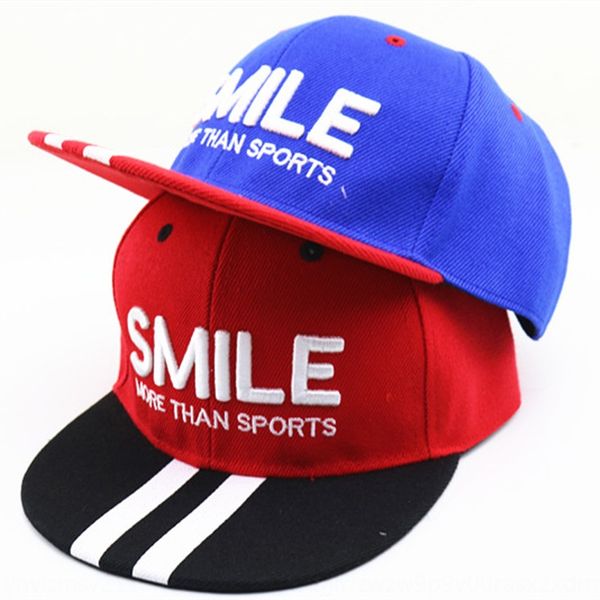 

korean new children's hat baby girl baseball dancing baseball cap summer sun hat boy smile street dance cap, Blue;gray