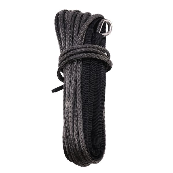 

offroading winch rope1/4 inch x 50 feet synthetic winch rope for 4x4/atv/etc.(gray