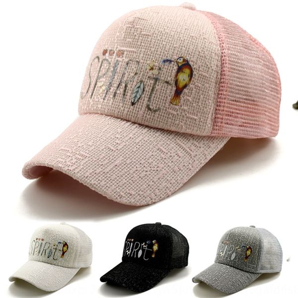 

sunscreen hat korean fashion season new women's net hat outdoor sunshade sunscreen baseball cap duck tongue baseball cap women, Blue;gray
