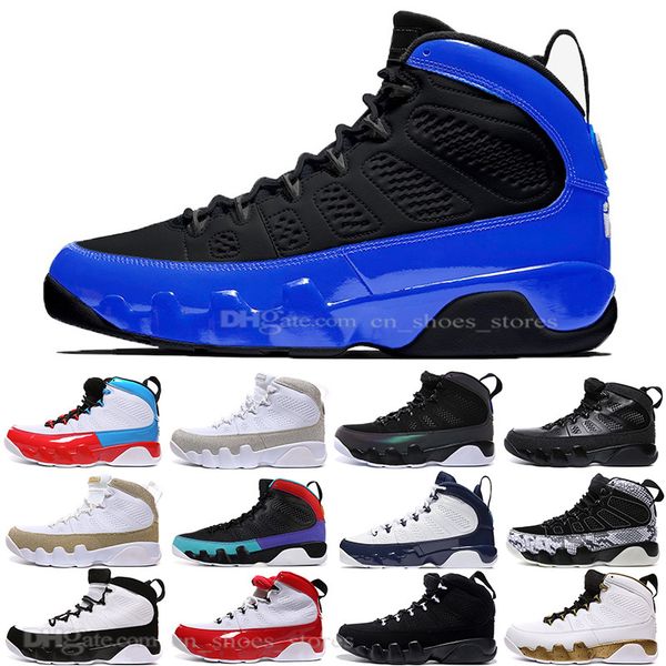 

9 9s gym red metallic silver mens basketball shoes unc og space jam anthracite pink men women sport design sneakers trainers
