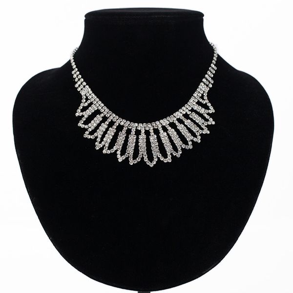 

wedding star jewelry sale 2017 new arrival vintage jewelry crystal chokers necklace necklaces & pendants woman gift #n153, Black
