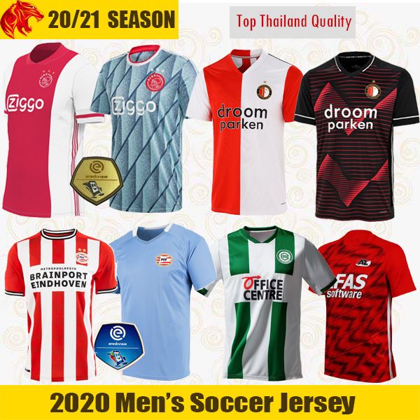 

20 21 ajax soccer jerseys huntelaar promes 2020 2021 feyenoord berghuis kokcu football shirt boadu az alkmaar robben fc groningen jersey, Black;yellow