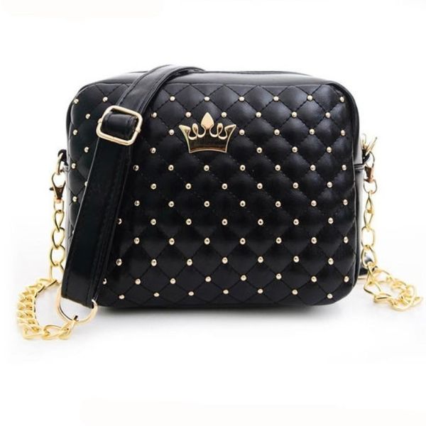 

new fashion trend women handbags rivet shoulder bag large capacity coin phone holder bags sac a main femme t2
