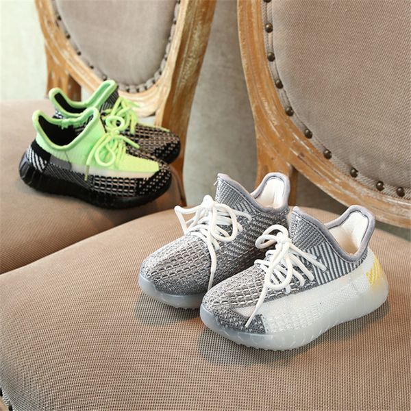 

dimi 2020 spring / autumn children shoes boys girls casual shoes fashion breathable knitting coconut kids sneakers