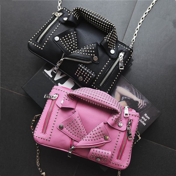 

designer women messenger bags mini black jacket bag handbags pink shoulder bag crossbody bags zipper sac a main femme de marque