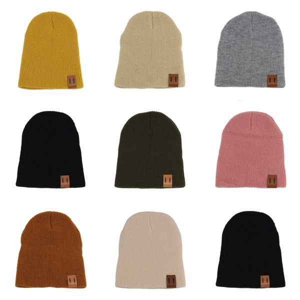 

зима женщины трикотажные толстые шапочки письмо pom pom fur ball hat warm wool унисекс крючком skull beanie женщины ski обдирают caps ljja34, Blue;gray