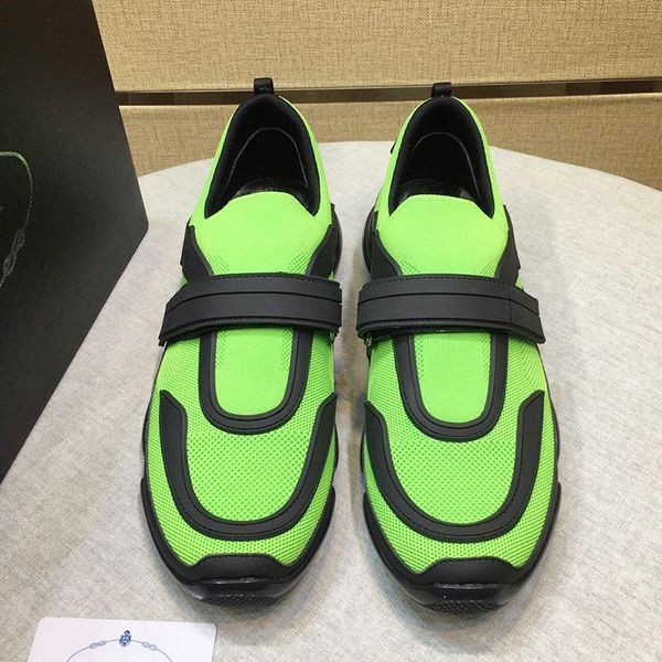 

new arrival cloudbust sneakers men 's shoes zapatos de hombre comfortable luxury footwears breathable plus size hook &loop sports men, Black