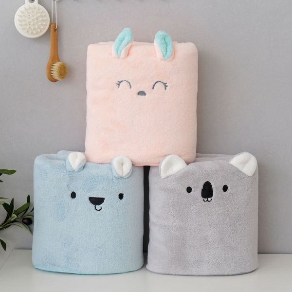 

tianmai new beach absorbent bath towel children's cartoon coral fleece beach towel