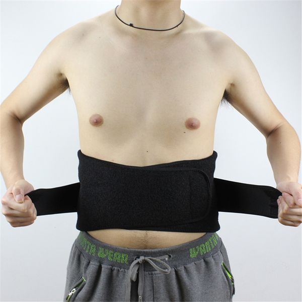 

2ctvo sabec sports protective gear adhesiveelastic cloth protection equipment protection adjustable sports waist protective opp support belt, Black;gray