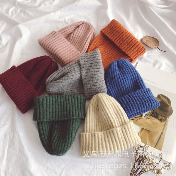 

ins pullover ins pullover knitted hat knitted hat, Blue;gray