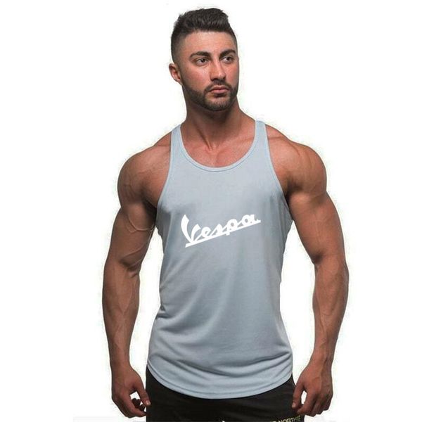 

brand gyms clothing brand singlet canotte bodybuilding stringer running tank men fitness funny shirt sleeveless vest tanktop, Black;blue