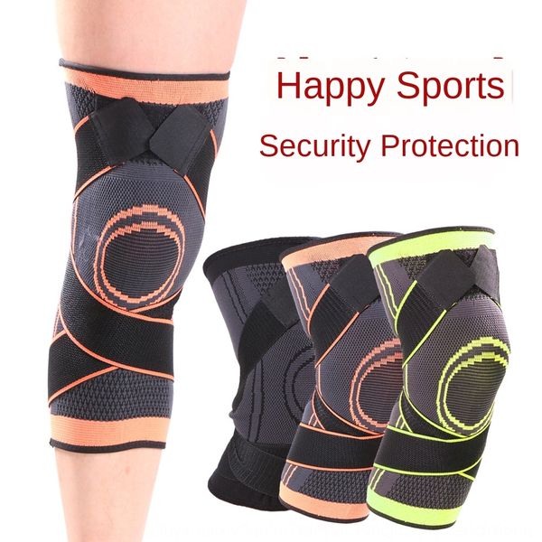 

bandage compression non-slip nylon knitted bicycle basketball bicycle kneepad cover mountaineering cycling basketball sports kneepad, Black;gray