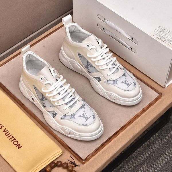 

034 men's designer casual sports shoes and famous brand outdoor casual shoes, fast delivery in the original box, Black