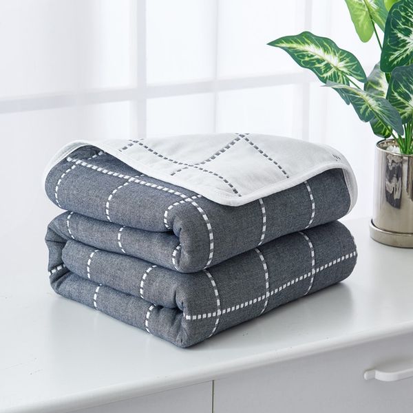 

qtqgw six-layer absorbent gauze air conditioner towel cotton towel blanket cotton summer quilt air conditioning quilt children baby nap blan