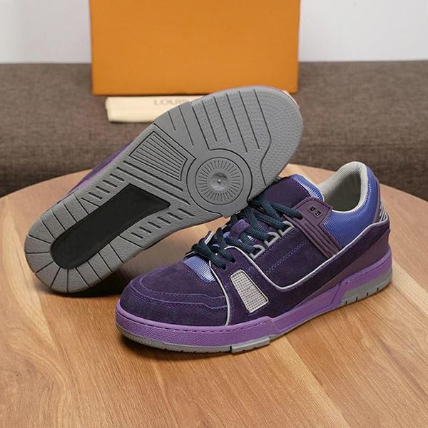 

luxury trainer sneaker mens shoes fashion classic vintage breathable casual footwears lace -up sports low men shoes zapatillas hombre, Black