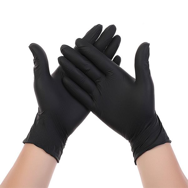 

large disposable pvc nitrile exam house rubber gloves latex safety black blue powder gloves cleaning mechanic waterproof allergy gloves
