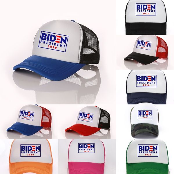 

ff96o joe 2020 baseball hat american election adjustable net baseball hats party letter printed president biden outdoor hat 15styles, Blue;gray