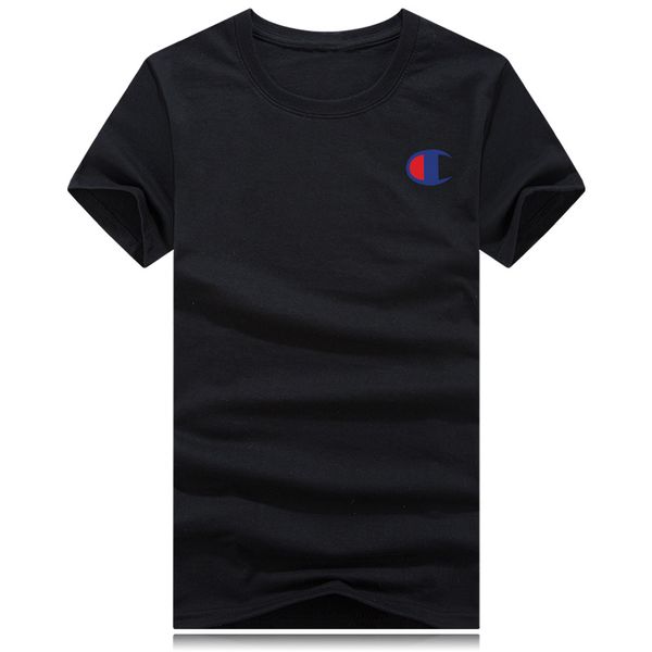 

19ss monogram letter geometric printed fashion t-shirt summer breathable tee casual simple men women street short sleeve hfhltx024, White