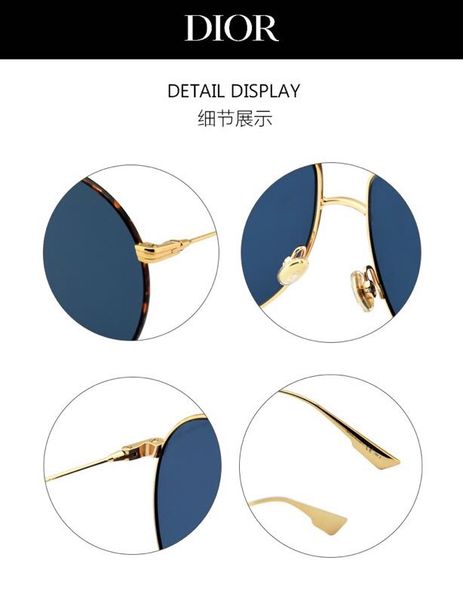 

new round style vassl sunglasses gold frame pink mirror glass lens 51mm for men women retro with brown box, Blue;gray