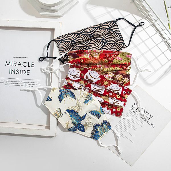 

dustproof face fashion mask butterfly washable mouth respirator cat protection reusable mascarilla cotton cloth man woman sports 4 2qy b2