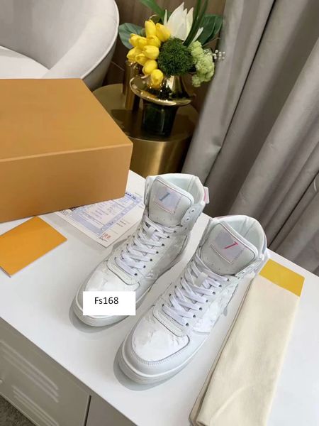 

с коробкой 2020 rivoli sneaker загрузки high инструкторы загрузки для мужчин и женщин с низким верхом обувь кожа тренеров, Black