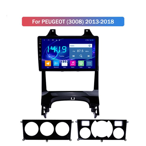 

4g + 64g android car radio player для peugeot (3008) 2013-2018 с навигации gps android 10 ram4g rom 64g стереоплеером