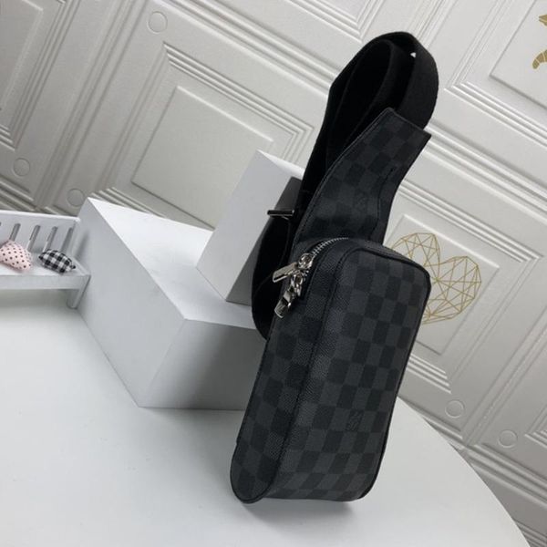 

fast delivery mens chest pack belt bag retro trend crossbody chest bags classic mens shoulder bag zipper messenger bags