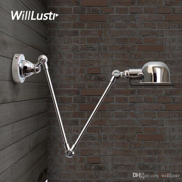 

willlustr metal wall lamp jielde long arm rh loft mechanical wall light modern design wall lighting living study room bedroom