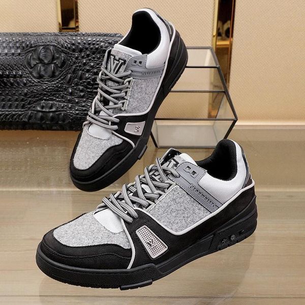 

men shoes casual luxury fashion sneakers breathable flats male footwears chaussures pour hommes trainer sneaker casual mens shoes fast ship, Black