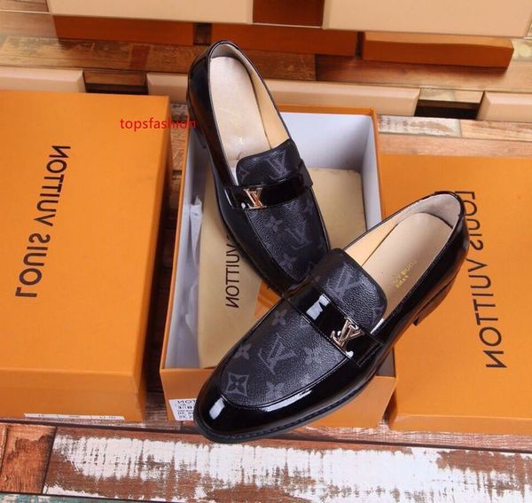 

2019 leather strap business shoes 2075 guan men dress shoes boots loafers drivers buckles sneakers sandals, Black;green