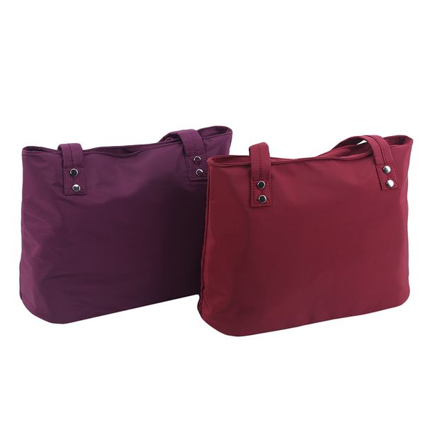 

oxford large capacity long shoulder handbag shopping tote bag waterproof handle bags 2 piece set women composite handbag