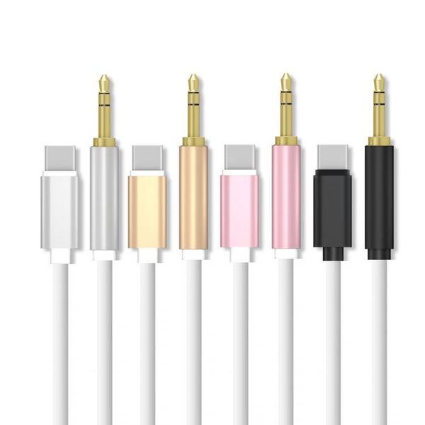 

тип с самец 3,5 мм кабель jack мужской автомобиль aux аудио адаптер для динамика автомобиля samsung xiaomi