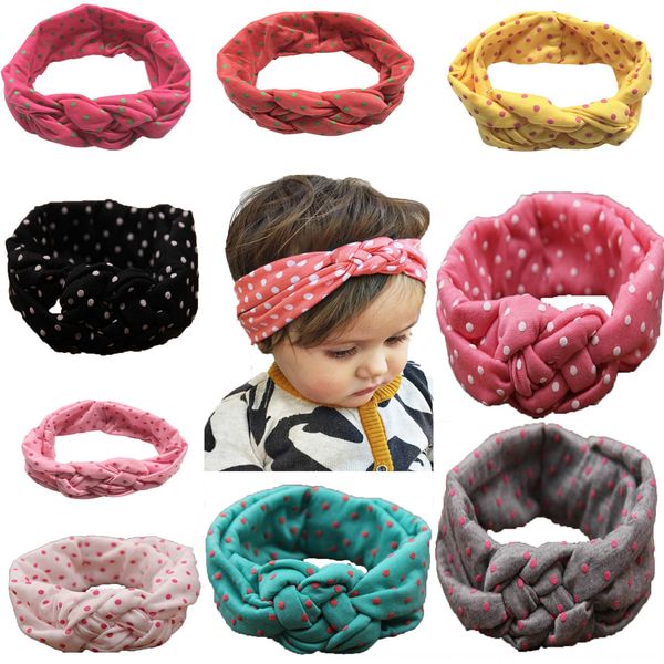 

glue dripping dot cross accessories hair band baby offset printing multicolor headband children's hair accessories, Slivery;white