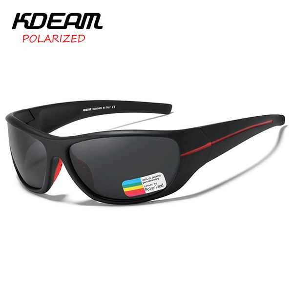 

2020 new tr90 frame polarized mirrored lens kdeam men sport sunglasses night vision driving glasses outdoor fishing eyewear kd713, White;black