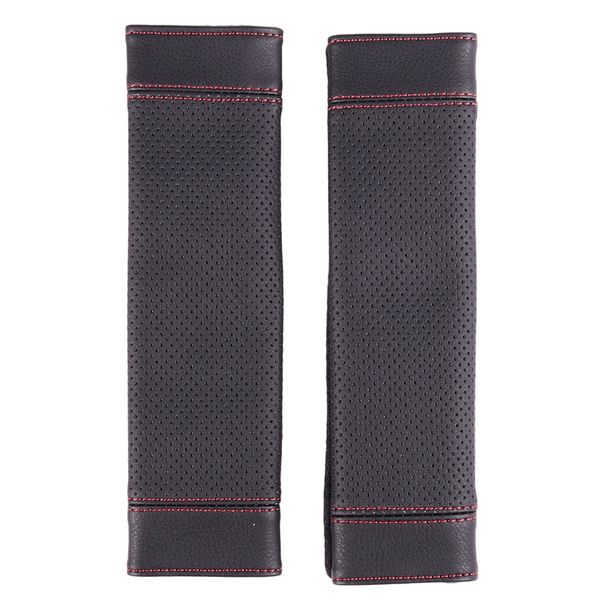 

2pcs pu leather car seat belt shoulder pads cover