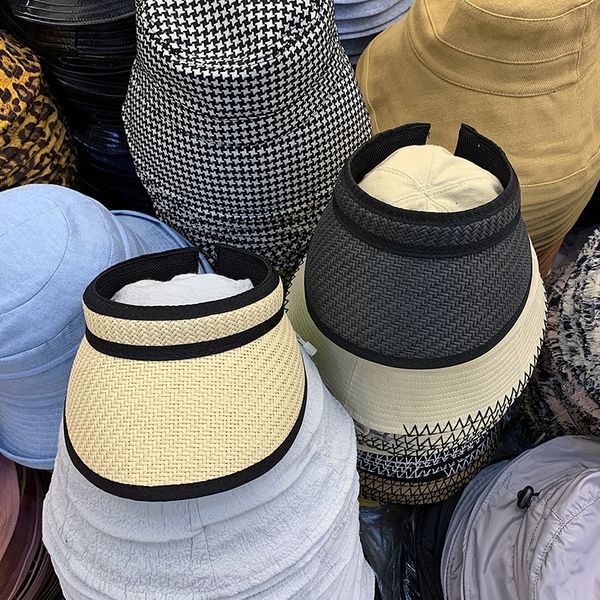 

xiang2020 straw xiang2020 sun straw hat sun hat, Blue;gray