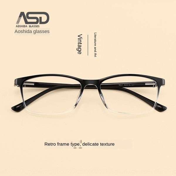 

esjle 2019 new gradient tr90 frame and wo leisure trend 6631 2019 new gradient tr90 frame men's glasses glasses and women's leisur, Silver