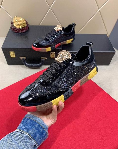 

2020-2019e designer luxury men's casual shoes, trend outdoor fashion wild men's sports shoes, size: 38-45