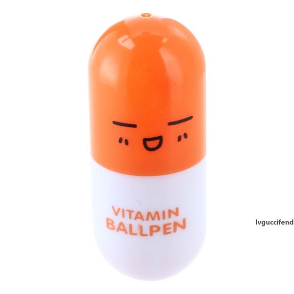 

ballpoint boli mini micro extensible orange blue ink design portable, Blue;orange