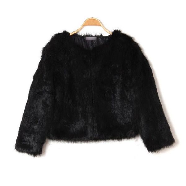 

zvaqs jackets for women 2020 winter woman clothes artificial fur coats famale jaket short long clothing ropa mujer bcm tn18, Black